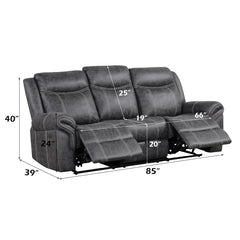 ACME Zubaida Power Motion Sofa – alternate view – Lusso Furniture Miami