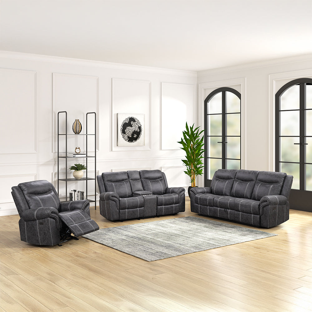 ACME Zubaida Power Motion Sofa – view 11 – Lusso Furniture Miami