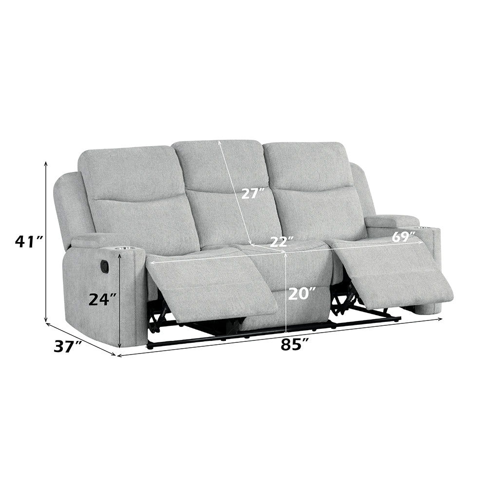 ACME Galya Motion Sofa – close-up – Lusso Furniture Miami