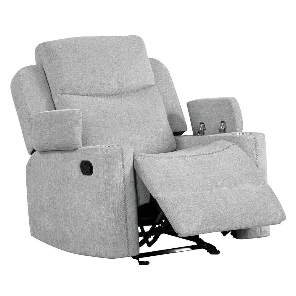 ACME Galya Motion Glider Recliner – angle view – Lusso Furniture Miami
