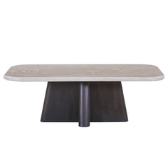 ACME Jacory Coffee Table – side view – Lusso Furniture Miami