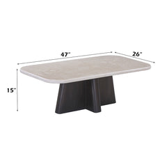 ACME Jacory Coffee Table – room setting – Lusso Furniture Miami