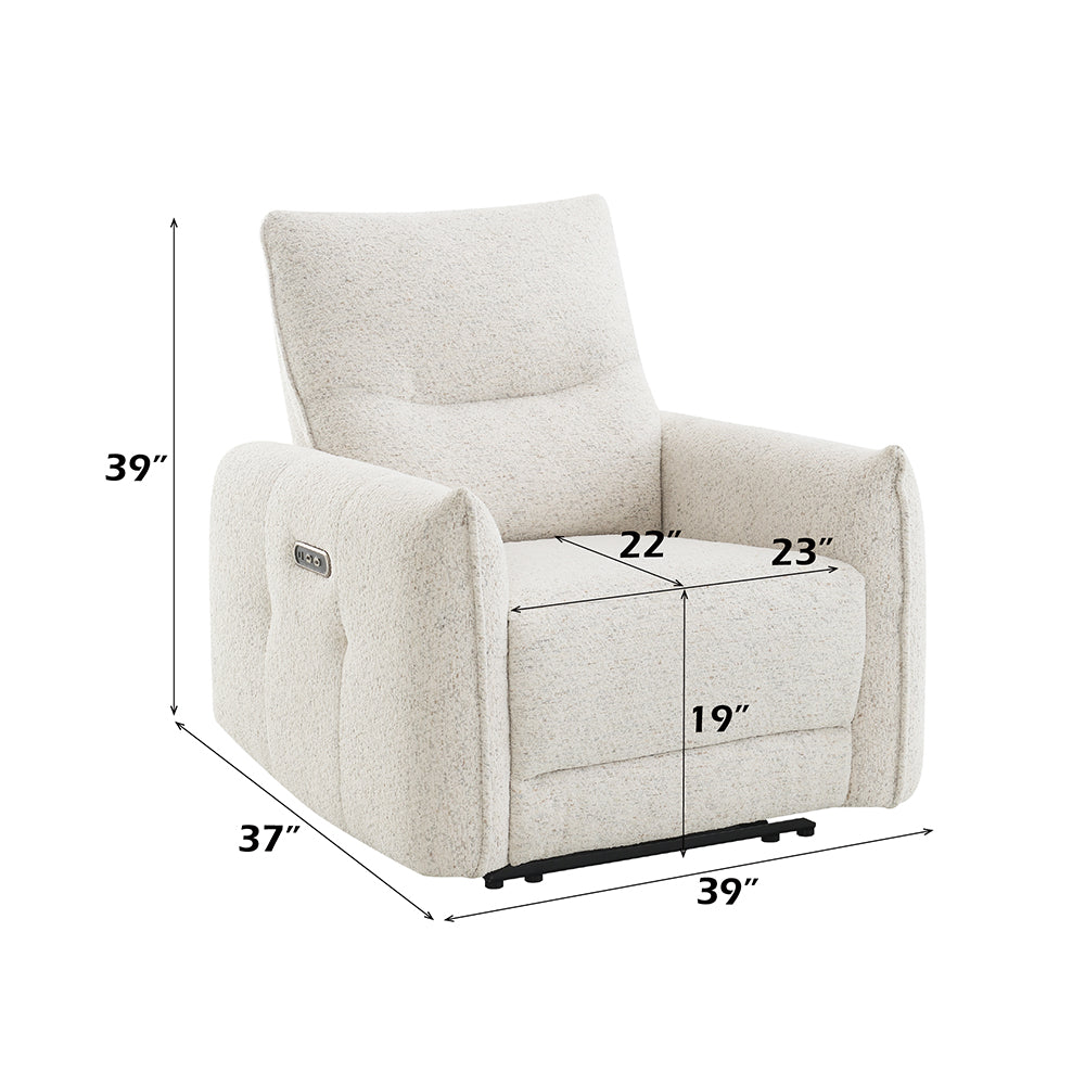 ACME Lalisa Power Motion Recliner – alternate view – Lusso Furniture Miami