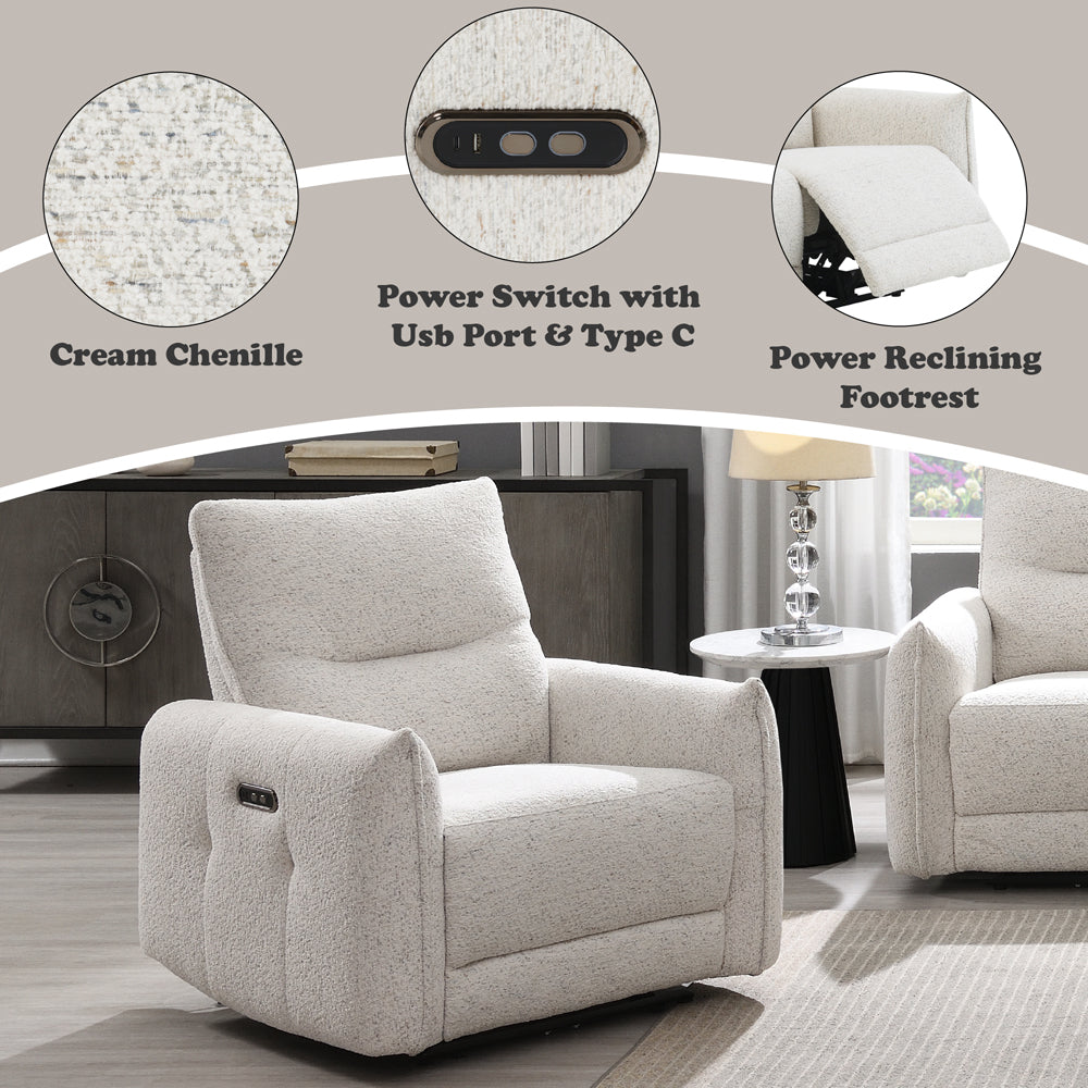 ACME Lalisa Power Motion Recliner – view 12 – Lusso Furniture Miami