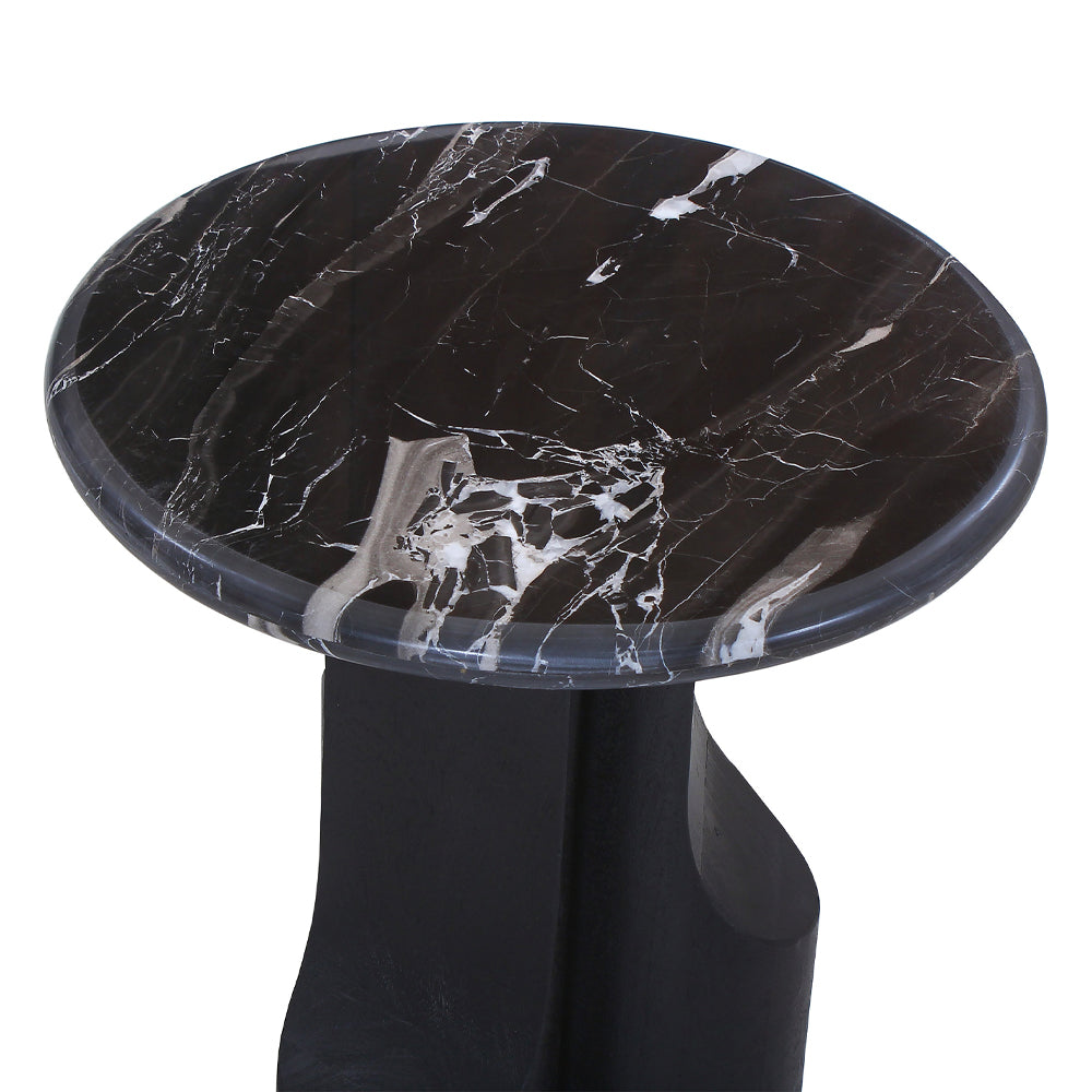 ACME Kinton End Table – side view – Lusso Furniture Miami