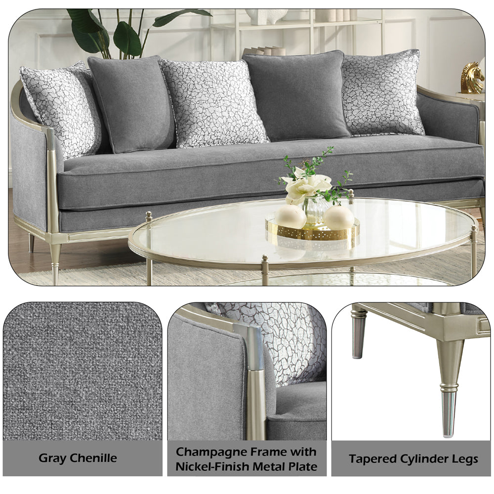 ACME Fernando Sofa – close-up – Lusso Furniture Miami