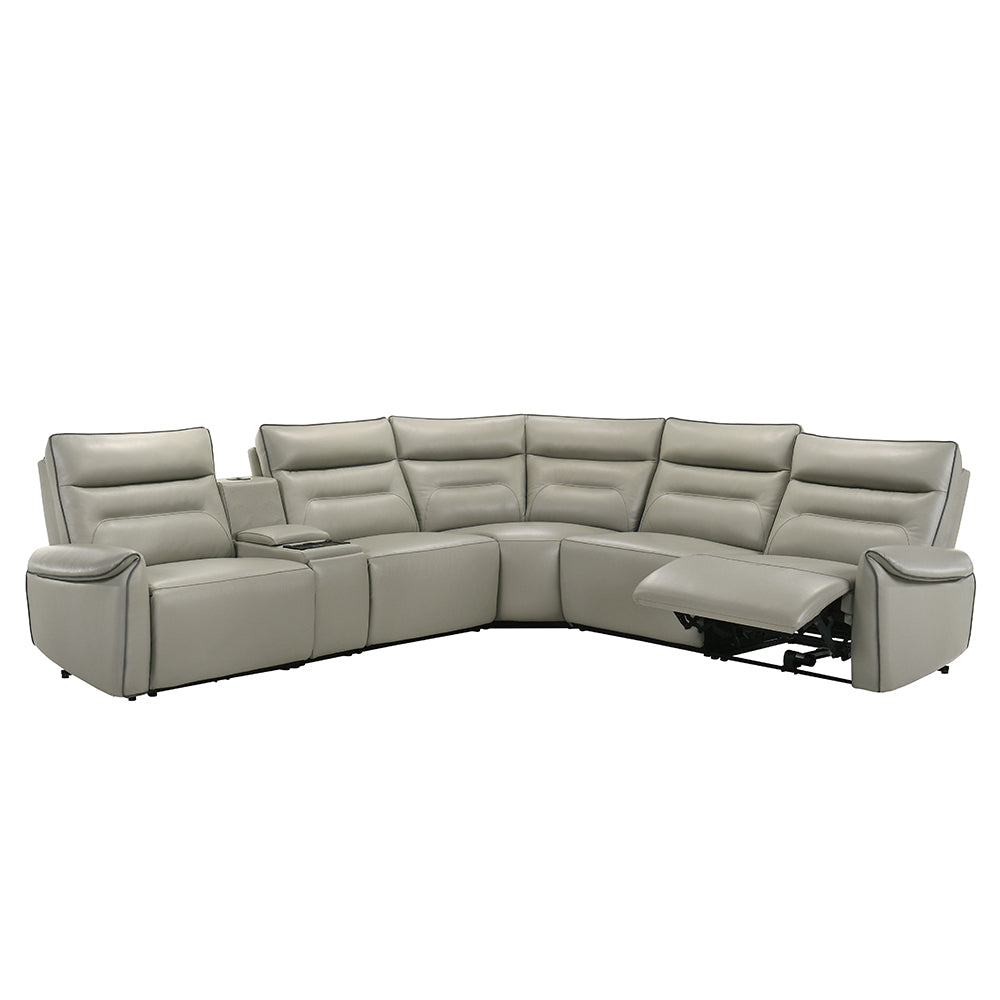 ACME Jayke Power Motion Sectional Sofa – angle view – Lusso Furniture Miami