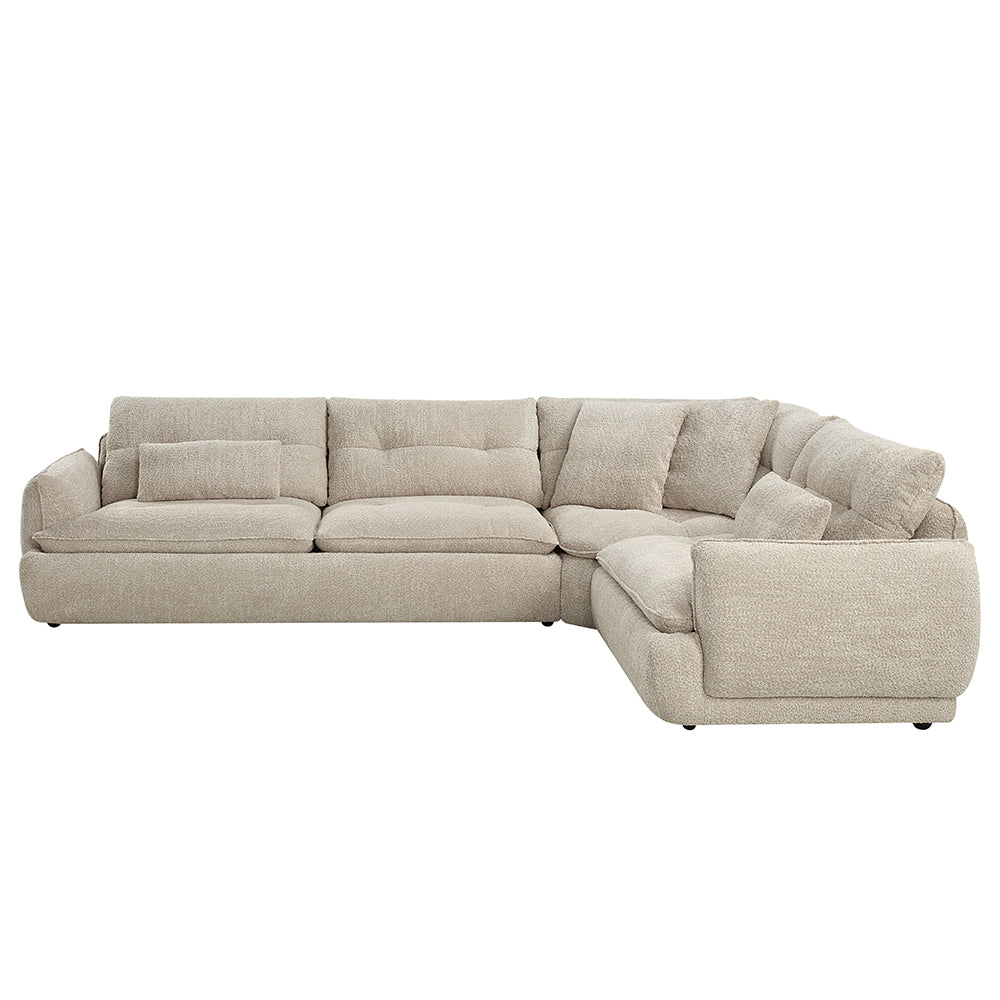 ACME Jonina Sectional Sofa – side view – Lusso Furniture Miami