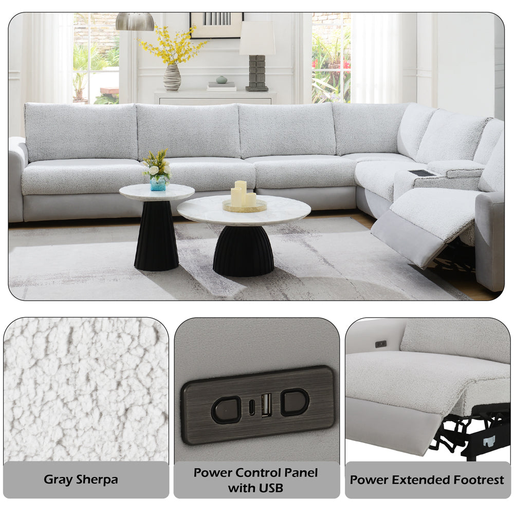 ACME Tarrance Modular LF Power Recliner – view 16 – Lusso Furniture Miami