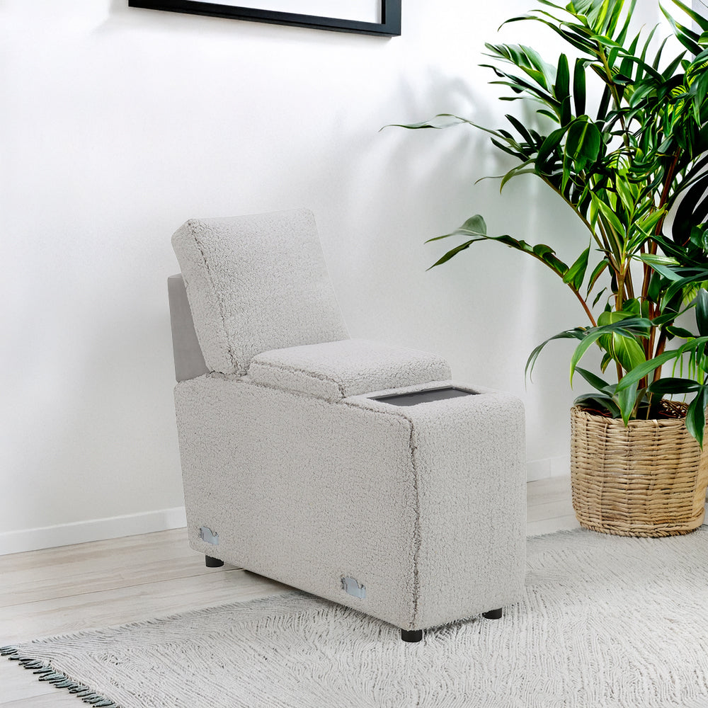 ACME Tarrance Modular Charging Console – front view – Lusso Furniture Miami