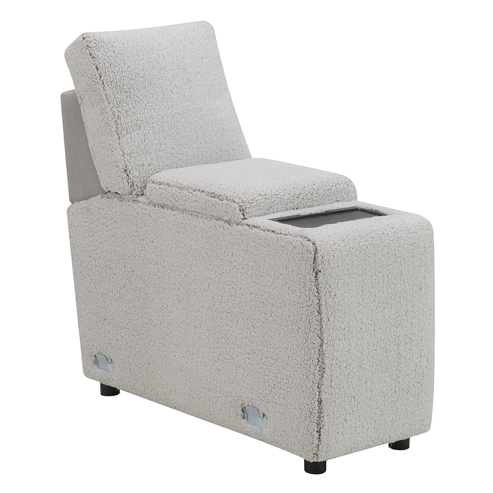 ACME Tarrance Modular Charging Console – side view – Lusso Furniture Miami