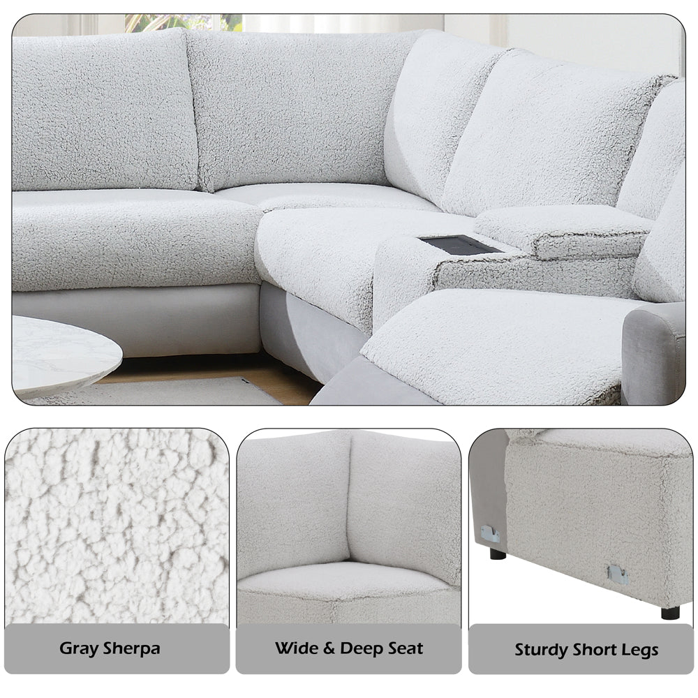 ACME Tarrance Modular Wedge – finish detail – Lusso Furniture Miami