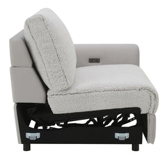ACME Tarrance Modular RF Power Recliner – finish detail – Lusso Furniture Miami