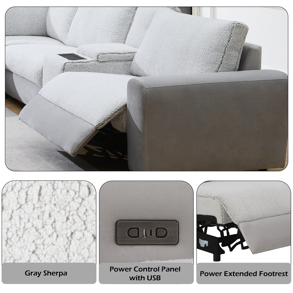 ACME Tarrance Modular RF Power Recliner – view 14 – Lusso Furniture Miami
