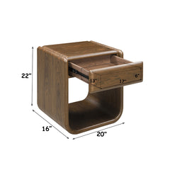 ACME Lanza End Table – back view – Lusso Furniture Miami