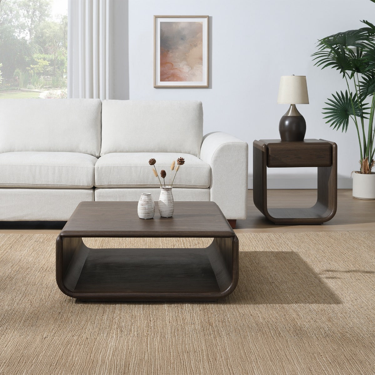 ACME Lanza End Table – close-up – Lusso Furniture Miami