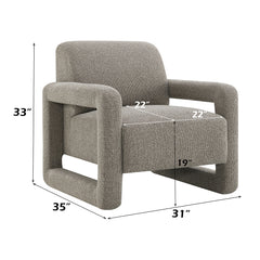 ACME Glenda Accent Chair – top view – Lusso Furniture Miami