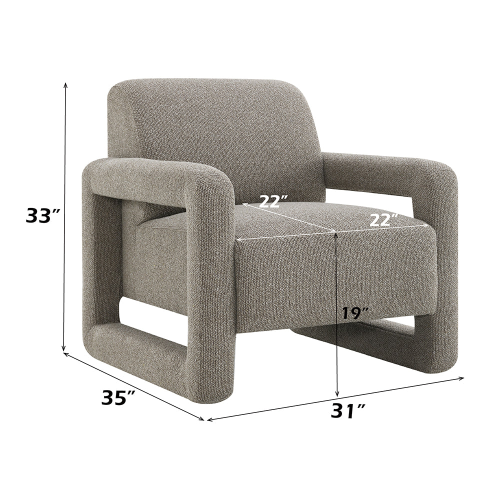 ACME Glenda Accent Chair – top view – Lusso Furniture Miami