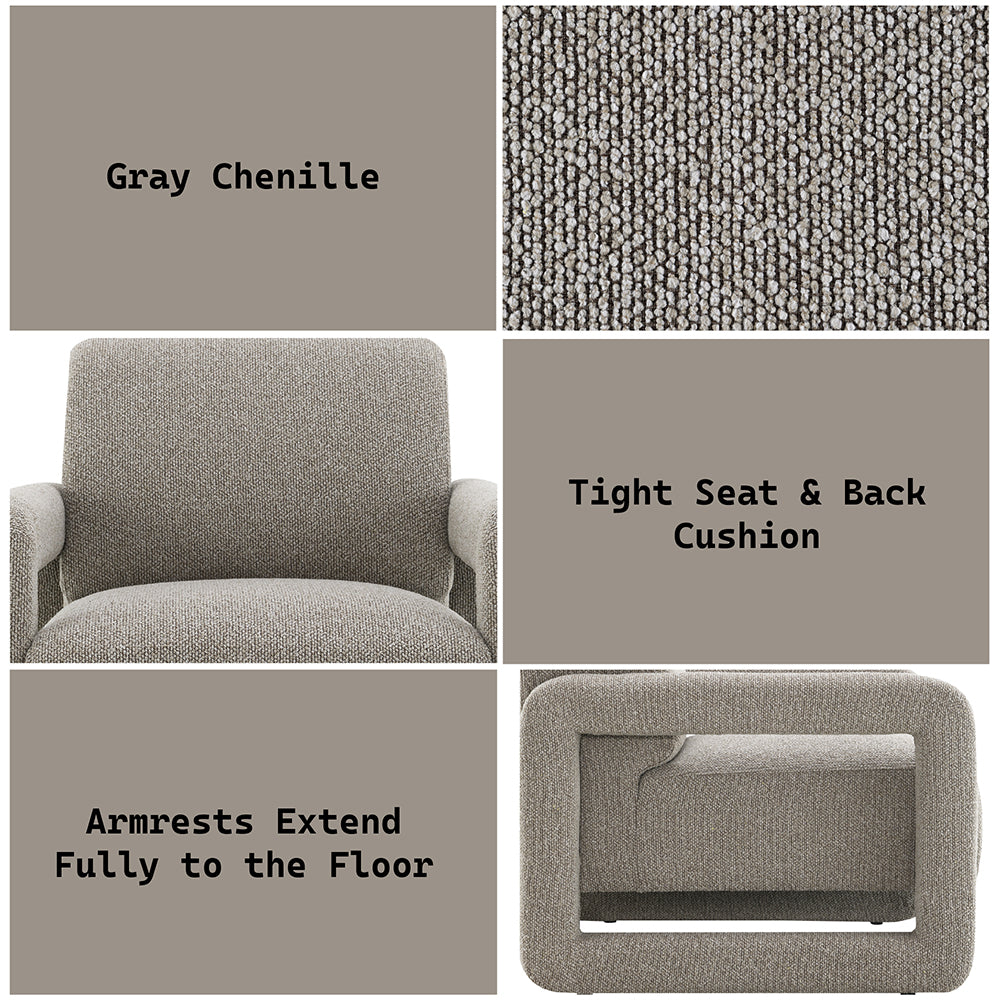 ACME Glenda Accent Chair – close-up – Lusso Furniture Miami