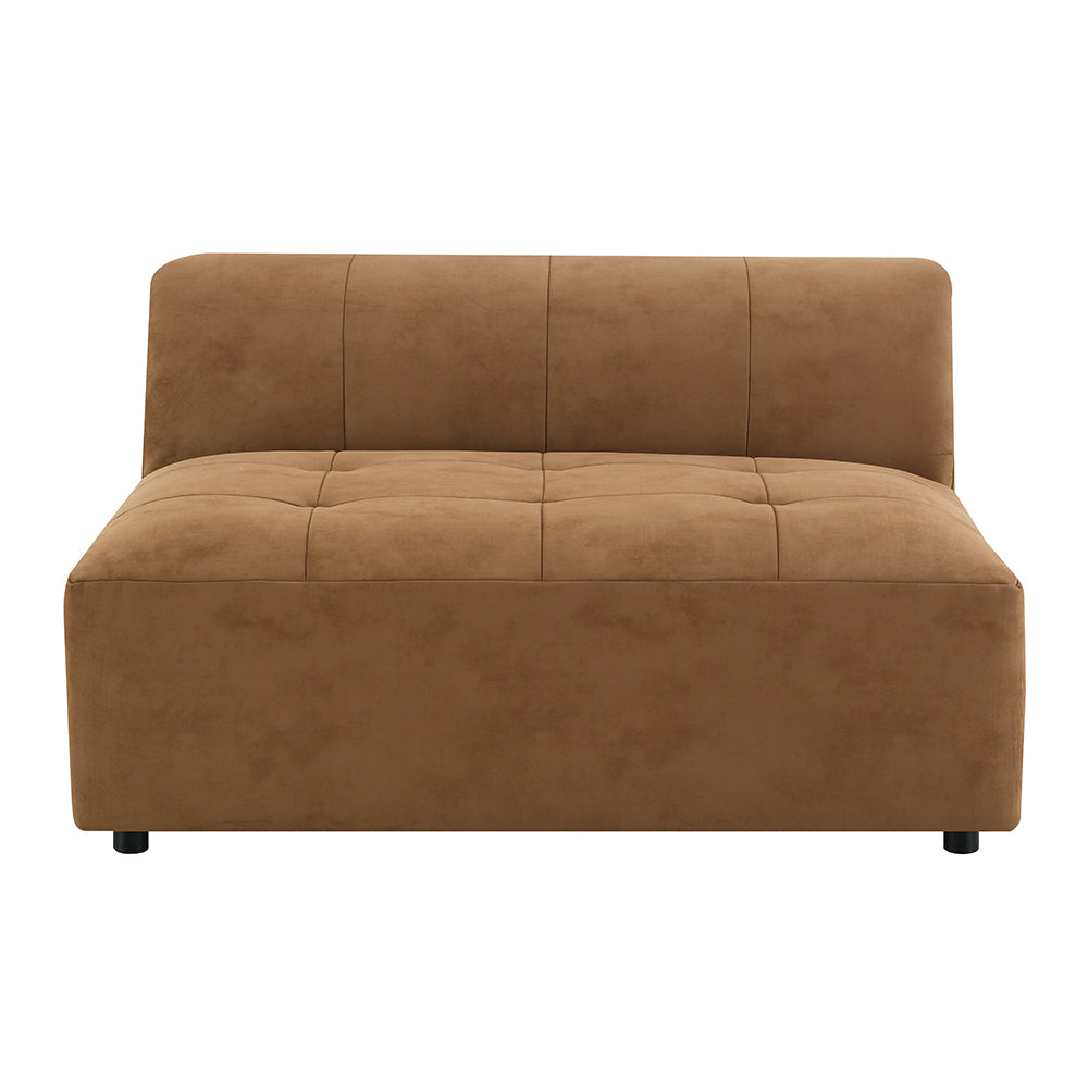ACME Zoey Modular Armless Chair – angle view – Lusso Furniture Miami