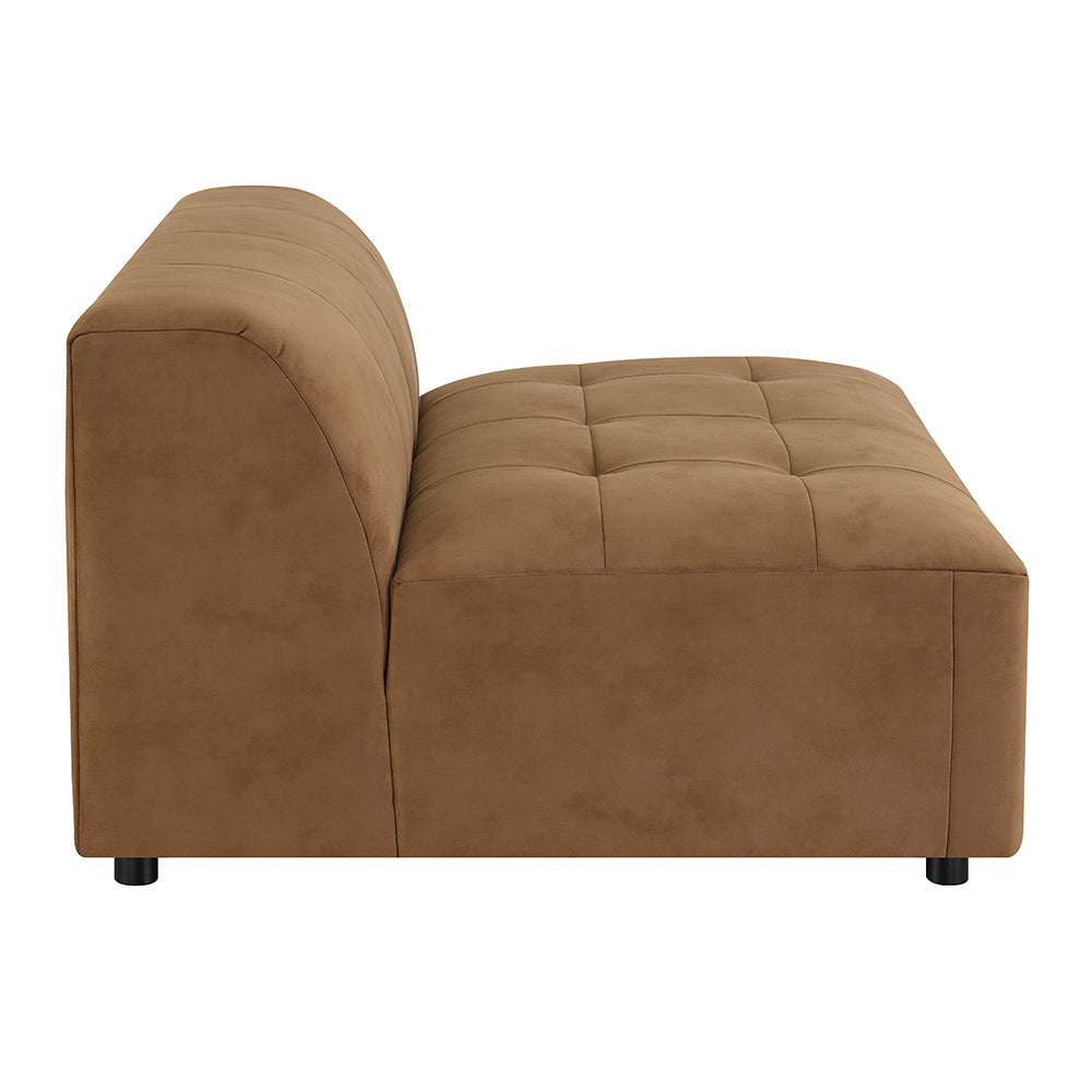 ACME Zoey Modular Armless Chair – side view – Lusso Furniture Miami