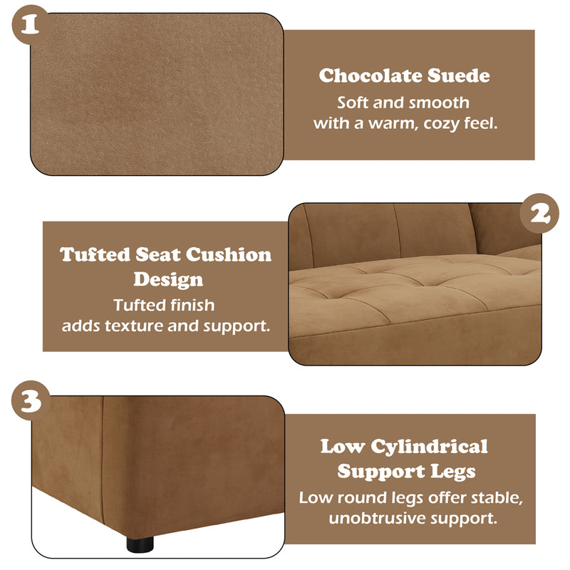 ACME Zoey Modular Armless Chair-zoom-