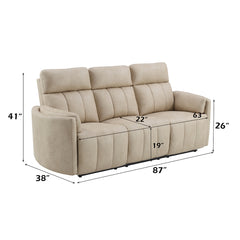 ACME Elison Motion Sofa – alternate view – Lusso Furniture Miami
