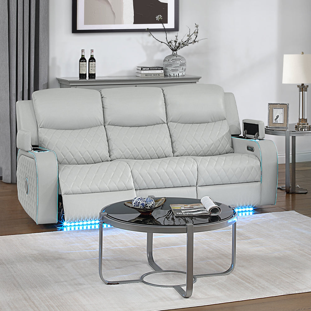 ACME Elonzo Power Motion Sofa – front view – Lusso Furniture Miami