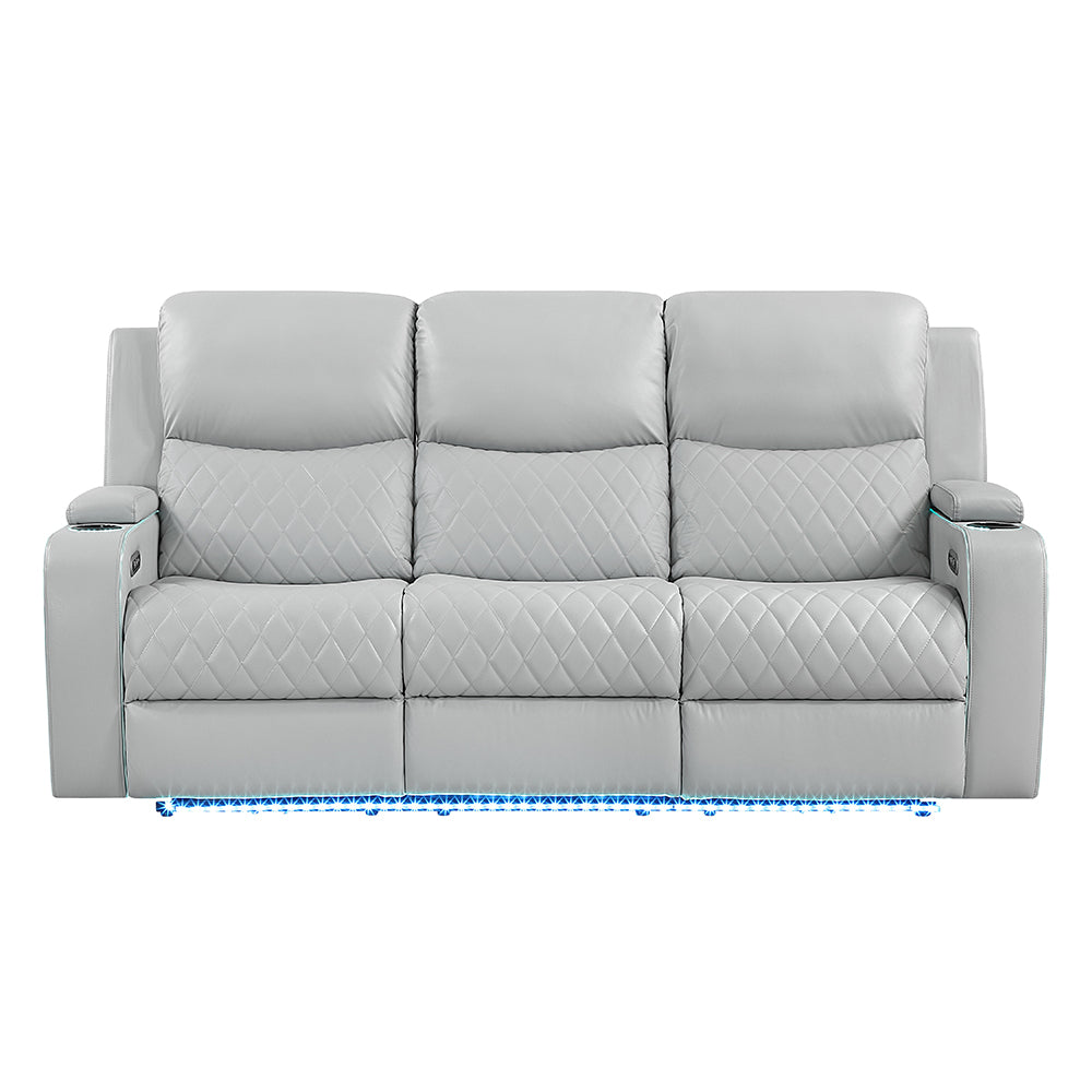 ACME Elonzo Power Motion Sofa – side view – Lusso Furniture Miami