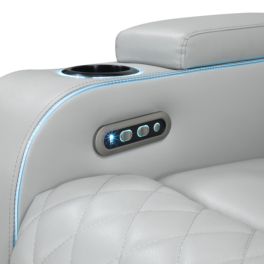 ACME Elonzo Power Motion Sofa – top view – Lusso Furniture Miami