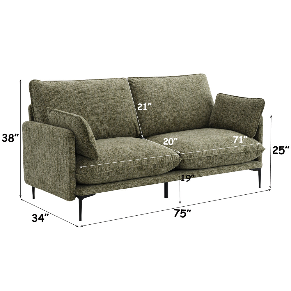 ACME Dalton Sofa – top view – Lusso Furniture Miami