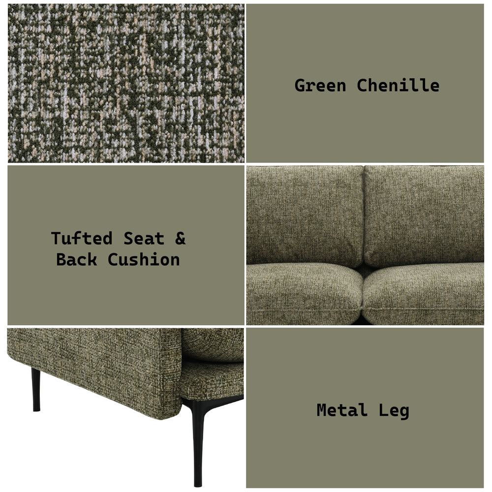 ACME Dalton Sofa – close-up – Lusso Furniture Miami