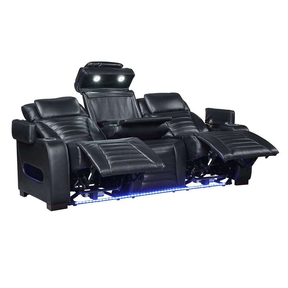 ACME Ephron Power Motion Sofa – angle view – Lusso Furniture Miami
