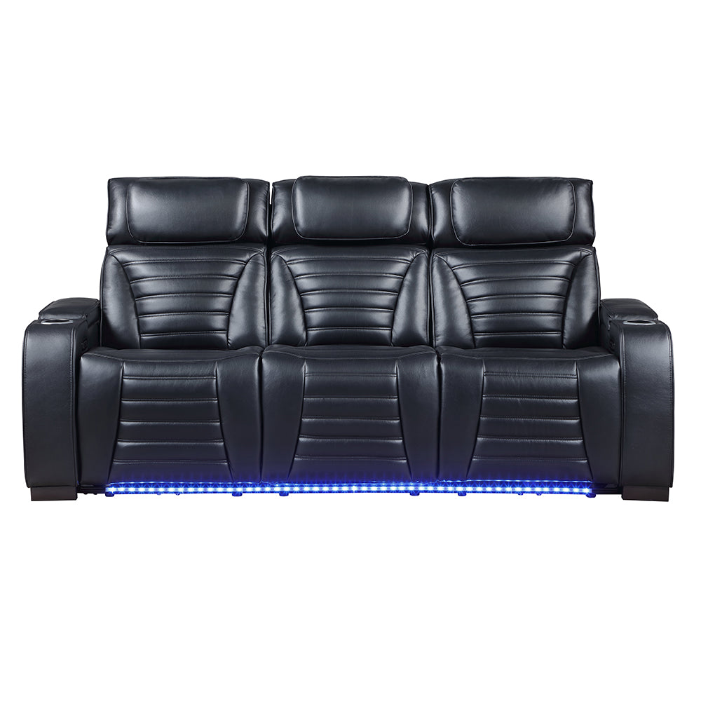 ACME Ephron Power Motion Sofa – side view – Lusso Furniture Miami