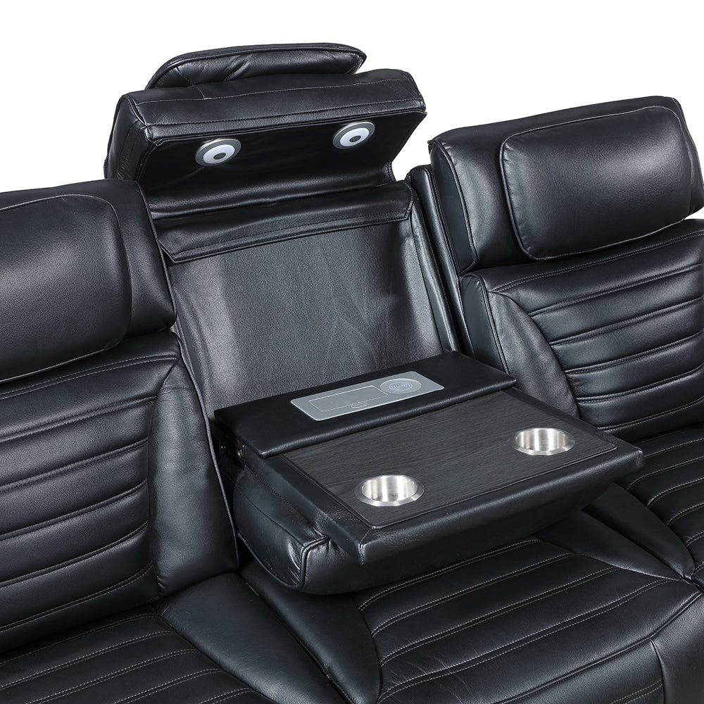 ACME Ephron Power Motion Sofa – back view – Lusso Furniture Miami