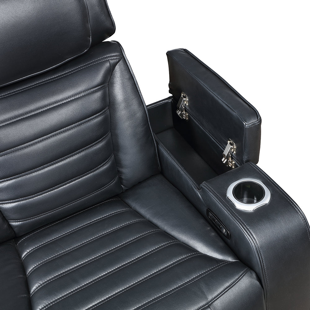 ACME Ephron Power Motion Recliner – close-up – Lusso Furniture Miami