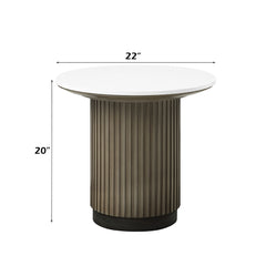 ACME Clayten Engineered Top End Table – detail – Lusso Furniture Miami