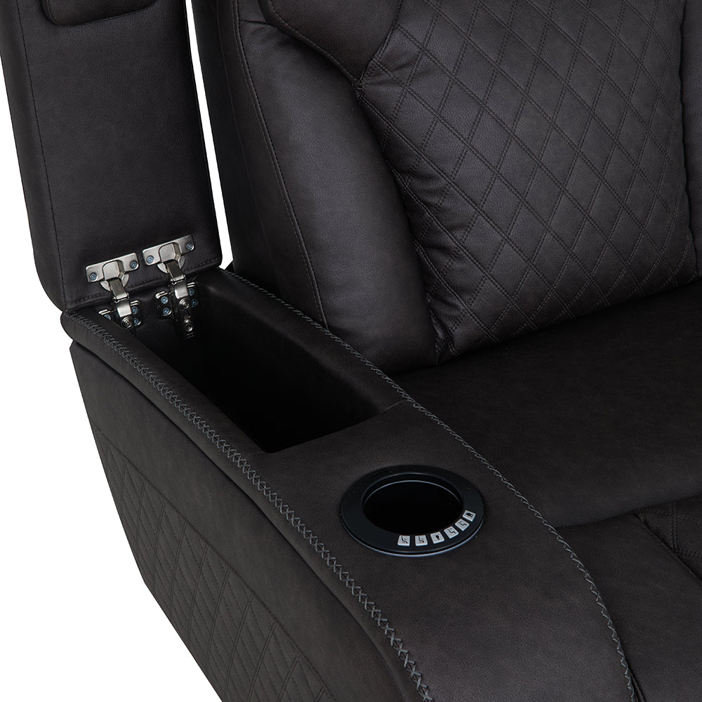 ACME Wendell Power Motion Sofa – top view – Lusso Furniture Miami