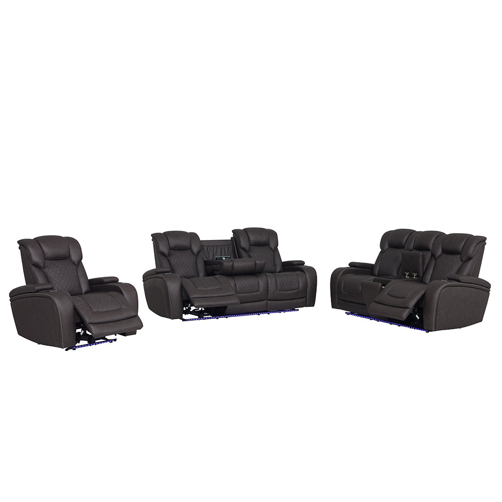 ACME Wendell Power Motion Sofa – alternate view – Lusso Furniture Miami