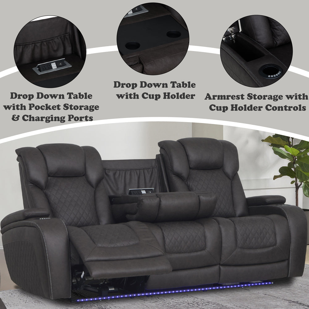 ACME Wendell Power Motion Sofa – view 11 – Lusso Furniture Miami