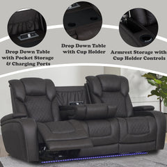 ACME Wendell Power Motion Sofa – view 11 – Lusso Furniture Miami