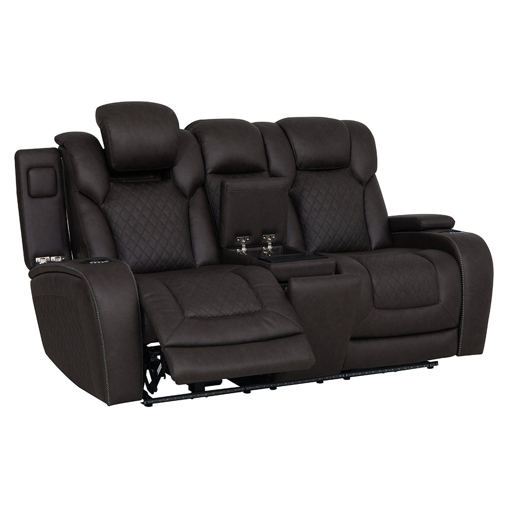 ACME Wendell Power Motion Loveseat – angle view – Lusso Furniture Miami