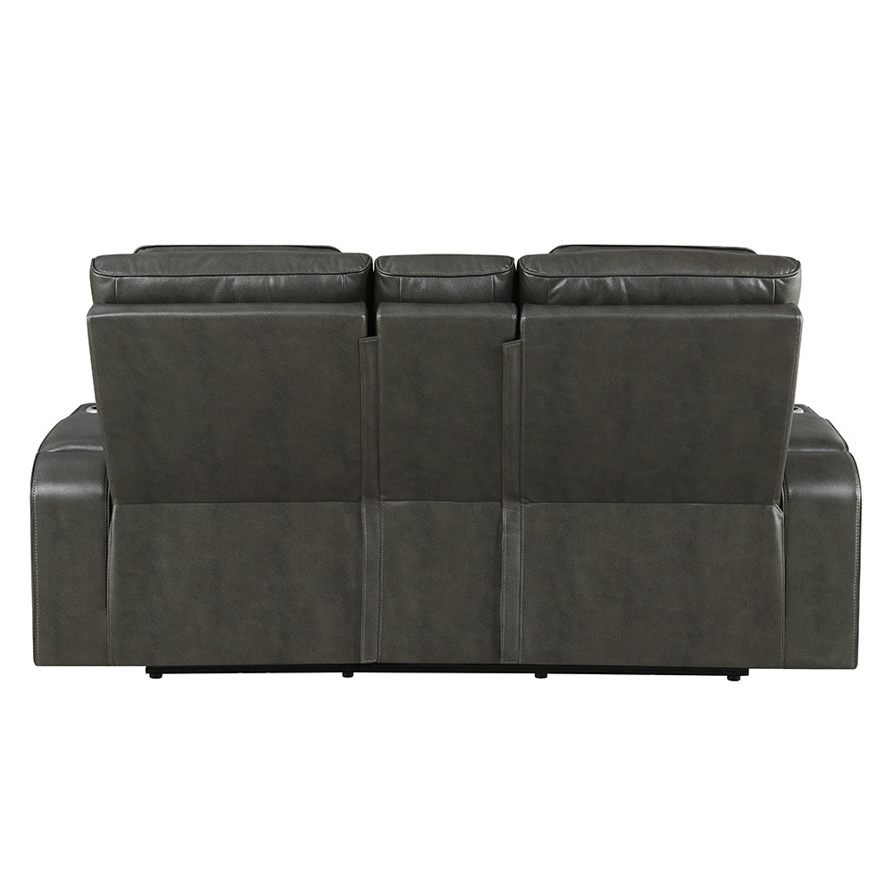 ACME Taddeo Power Motion Loveseat – back view – Lusso Furniture Miami