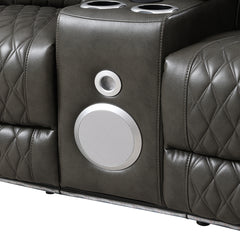 ACME Taddeo Power Motion Loveseat – close-up – Lusso Furniture Miami