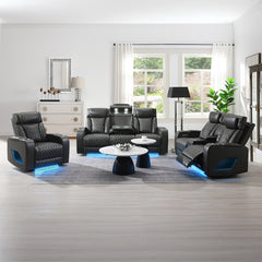 ACME Taddeo Power Motion Loveseat – angle view – Lusso Furniture Miami