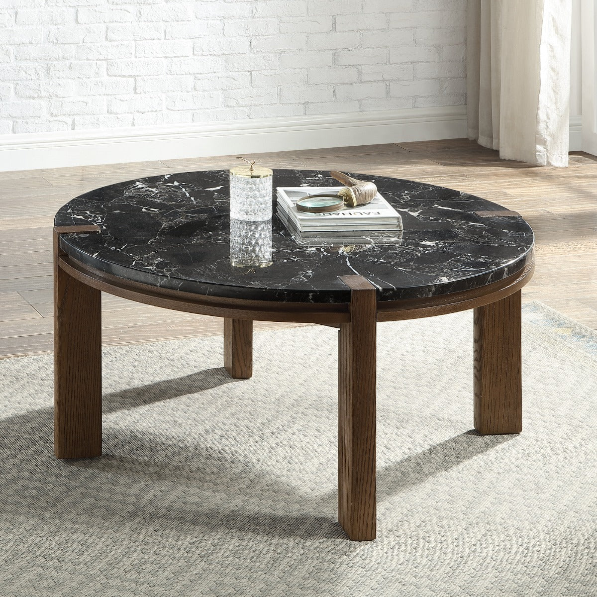 ACME Estella Coffee Table – front view – Lusso Furniture Miami