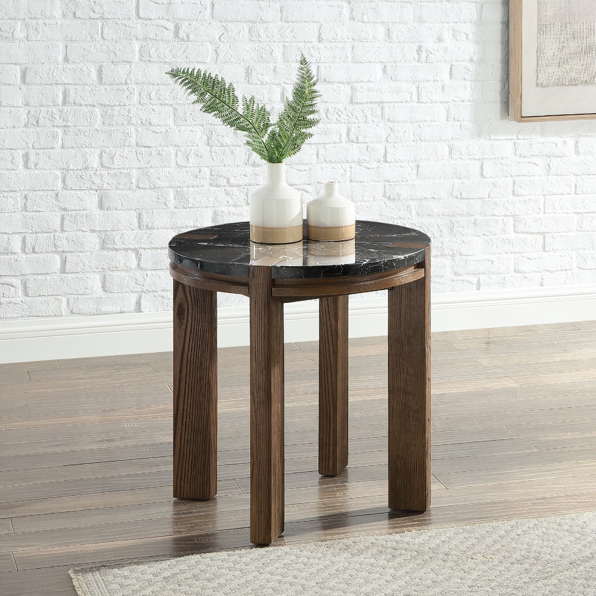 ACME Estella End Table – front view – Lusso Furniture Miami