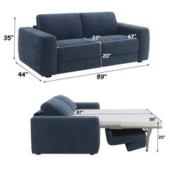 ACME Chesney Sleeper Sofa – view 19 – Lusso Furniture Miami