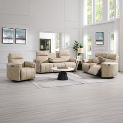 ACME Elison Power Motion Sofa – angle view – Lusso Furniture Miami
