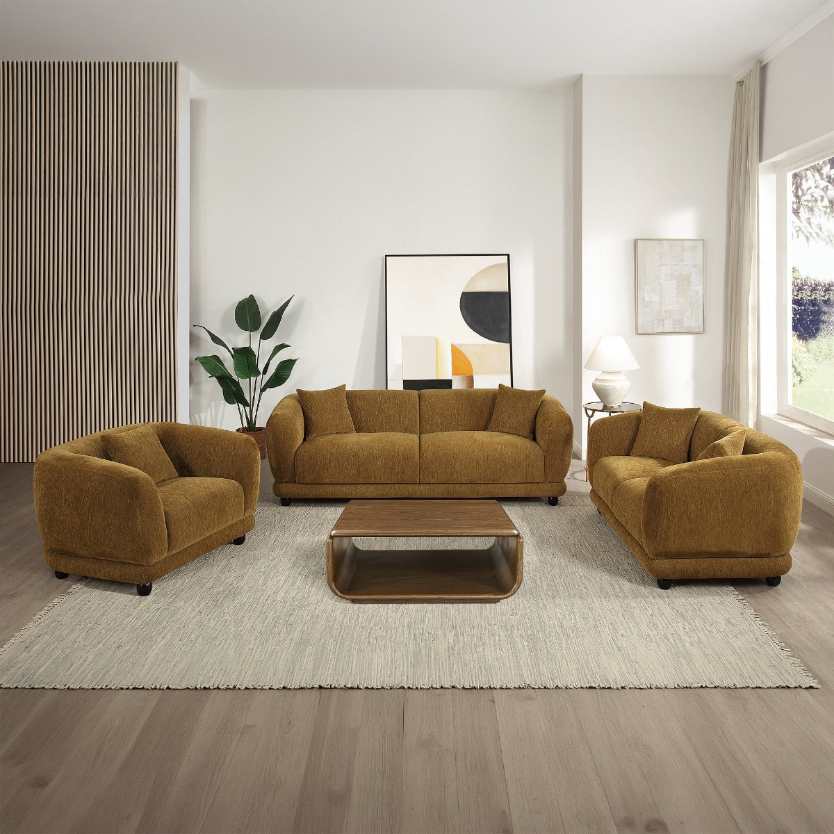 ACME Lennox Sofa – angle view – Lusso Furniture Miami